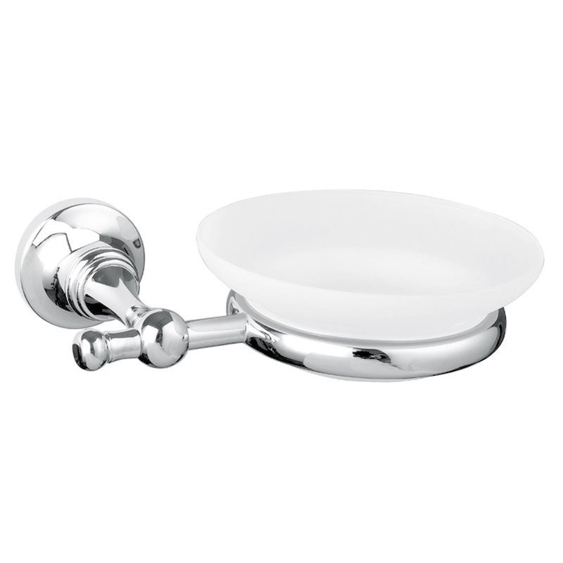 BUGNATESE 25800DO TRADIZIONALE Fali szappantartó fehér kerámiával arany színben