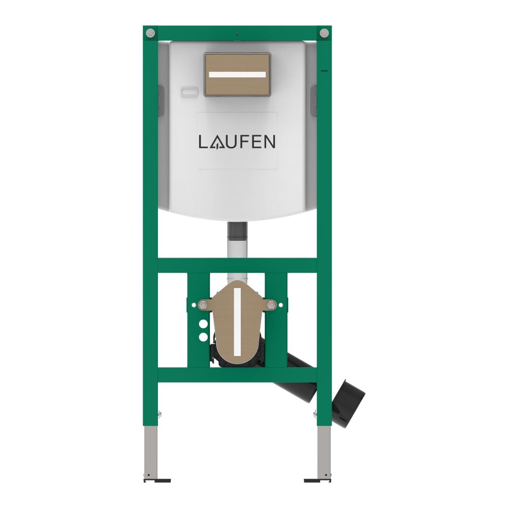 Laufen H9201170000001 INEOLINK falba épített keret öblítőtartállyal, fali WC-khez, akadálymentes építéshez, ülés magasság +50 mm
