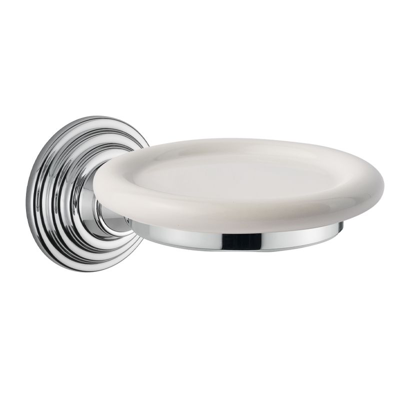 BUGNATESE 36800BR OLYMPIA Fali szappantartó fehér kerámitartóval bronz színben