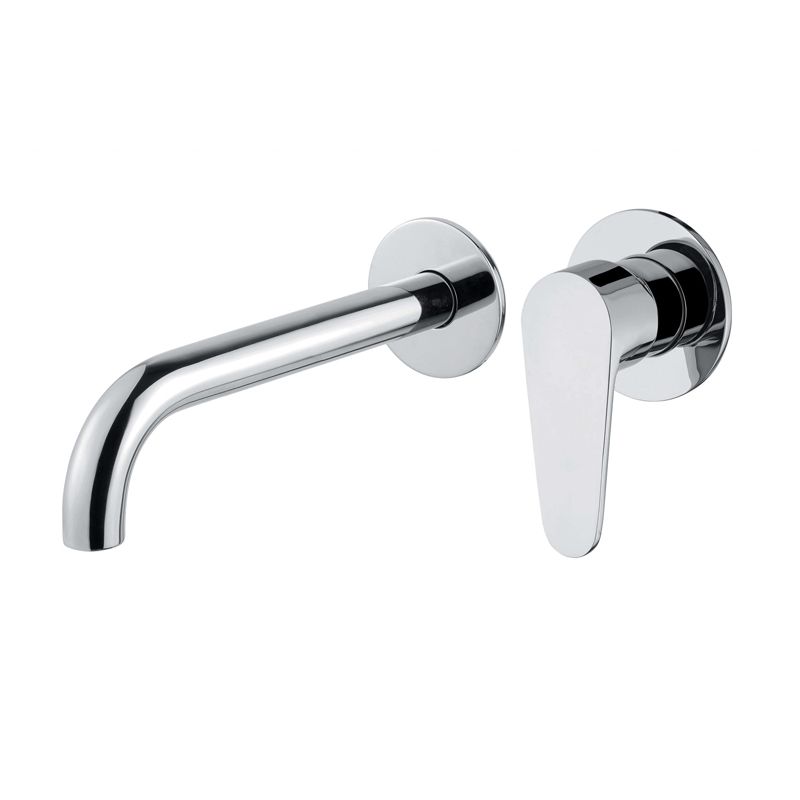 BUGNATESE 3646ECR Bugnatese Century Fal alatti mosdócsaptelep 22 cm kifolyóval króm színben KÜLSŐ RÉSZ