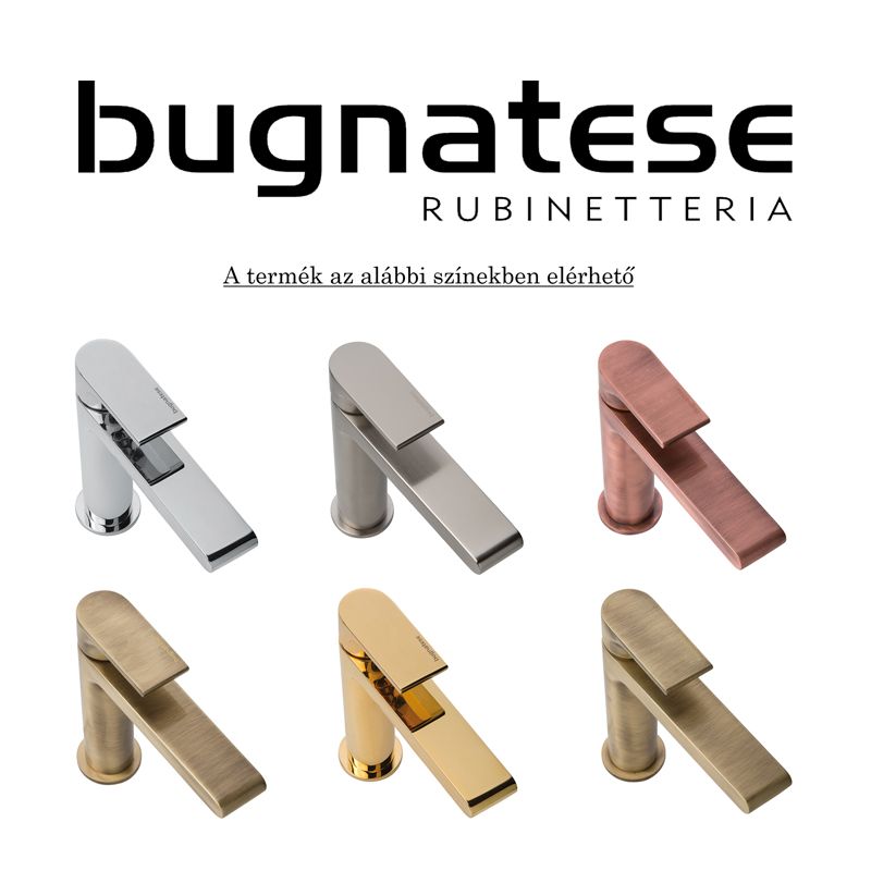 BUGNATESE 6381BR OXFORD Álló magas mosogatócsaptelep leeresztő nélkül bronz színben
