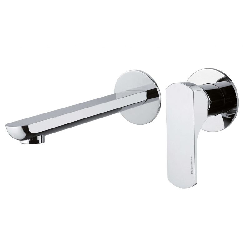 BUGNATESE 2446ECR Bugnatese Planet Fal alatti mosdócsaptelep 19 cm kifolyóval króm színben KÜLSŐ RÉSZ