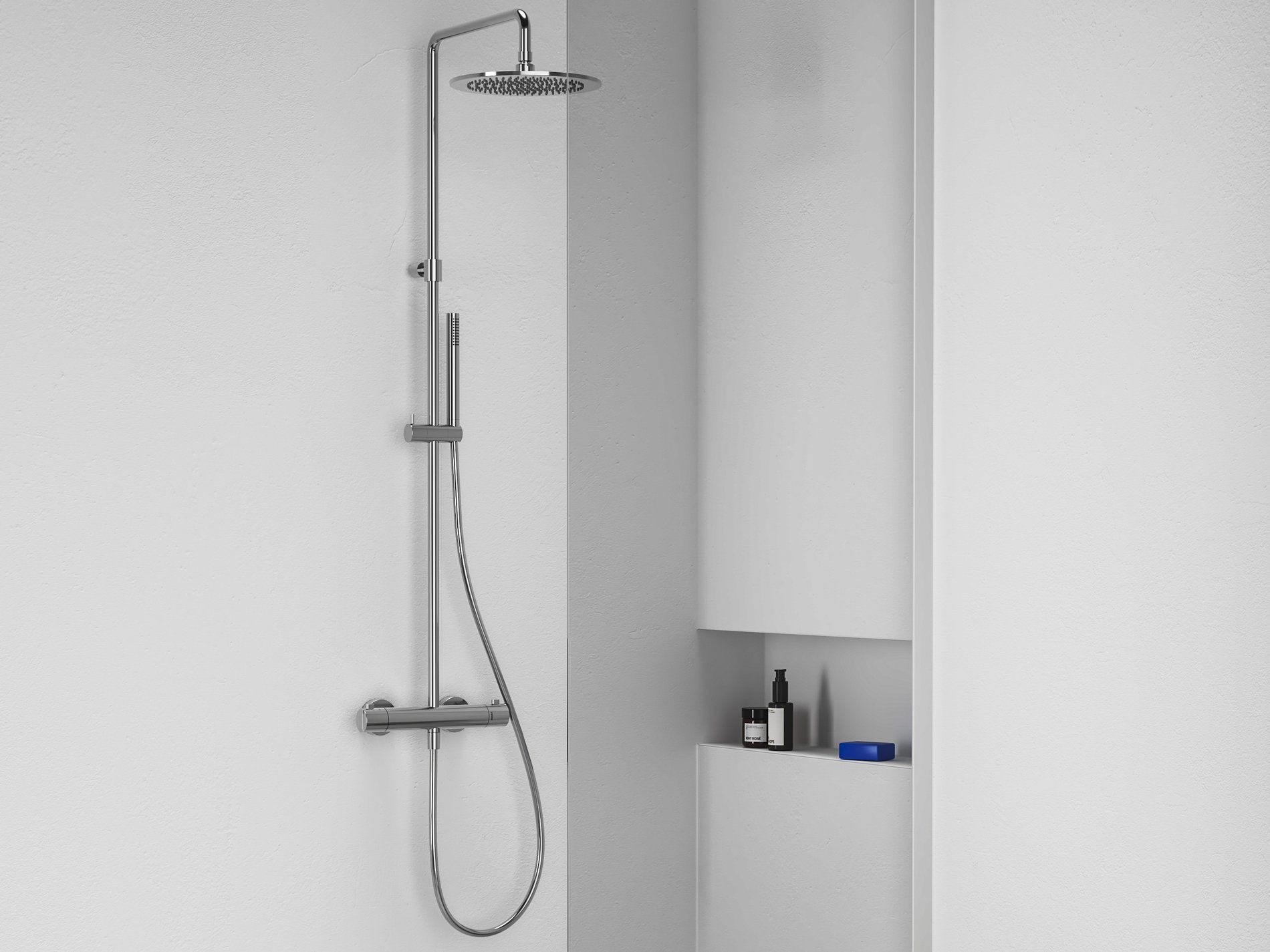 RAVAK X070494 Espirit termosztátos zuhanyoszlop szettel ES 091.00CR, króm