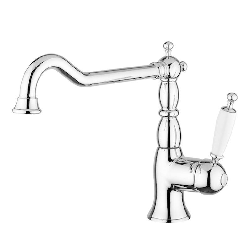 BUGNATESE 6382CRDO OXFORD Álló mosogatócsaptelep leeresztő nélkül króm-arany színben