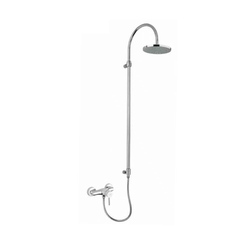 BUGNATESE 2241OS Bugnatese Kobuk Esőztető rendszer fejzuhannyal szálcsiszolt arany színben