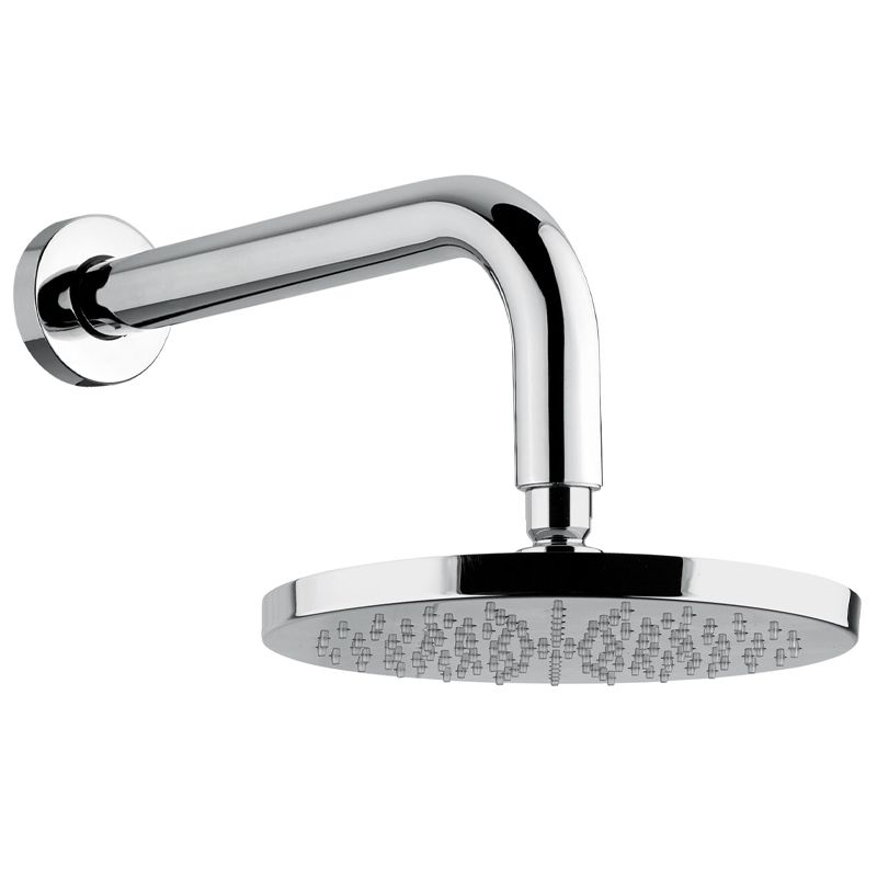 BUGNATESE 79121CR SIMPLE Esőztetőfej (20 cm átmérővel) minimalista zuhanykarral króm színben