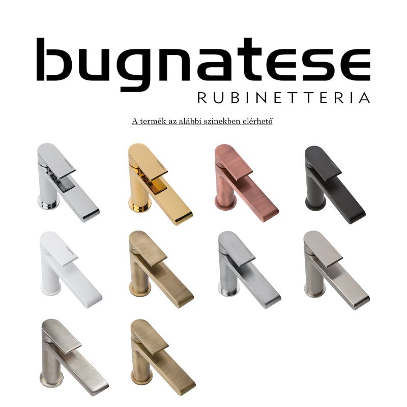 BUGNATESE 6382CRDO OXFORD Álló mosogatócsaptelep leeresztő nélkül króm-arany színben